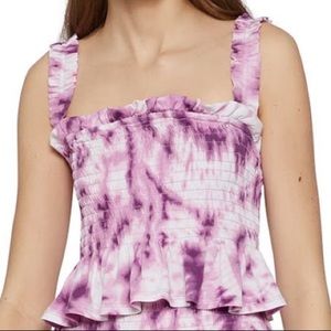 BCBG tie dye crop top